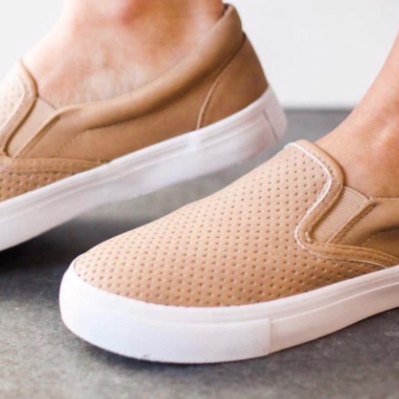 STILL INTERESTED RELISTED UNDER SHOES Perforated Slide On Sneakers - Picture 3 of 14